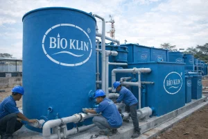 Produsen IPAL biotech dengan tangki FRP PT Bioklin Teknologi Cemerlang