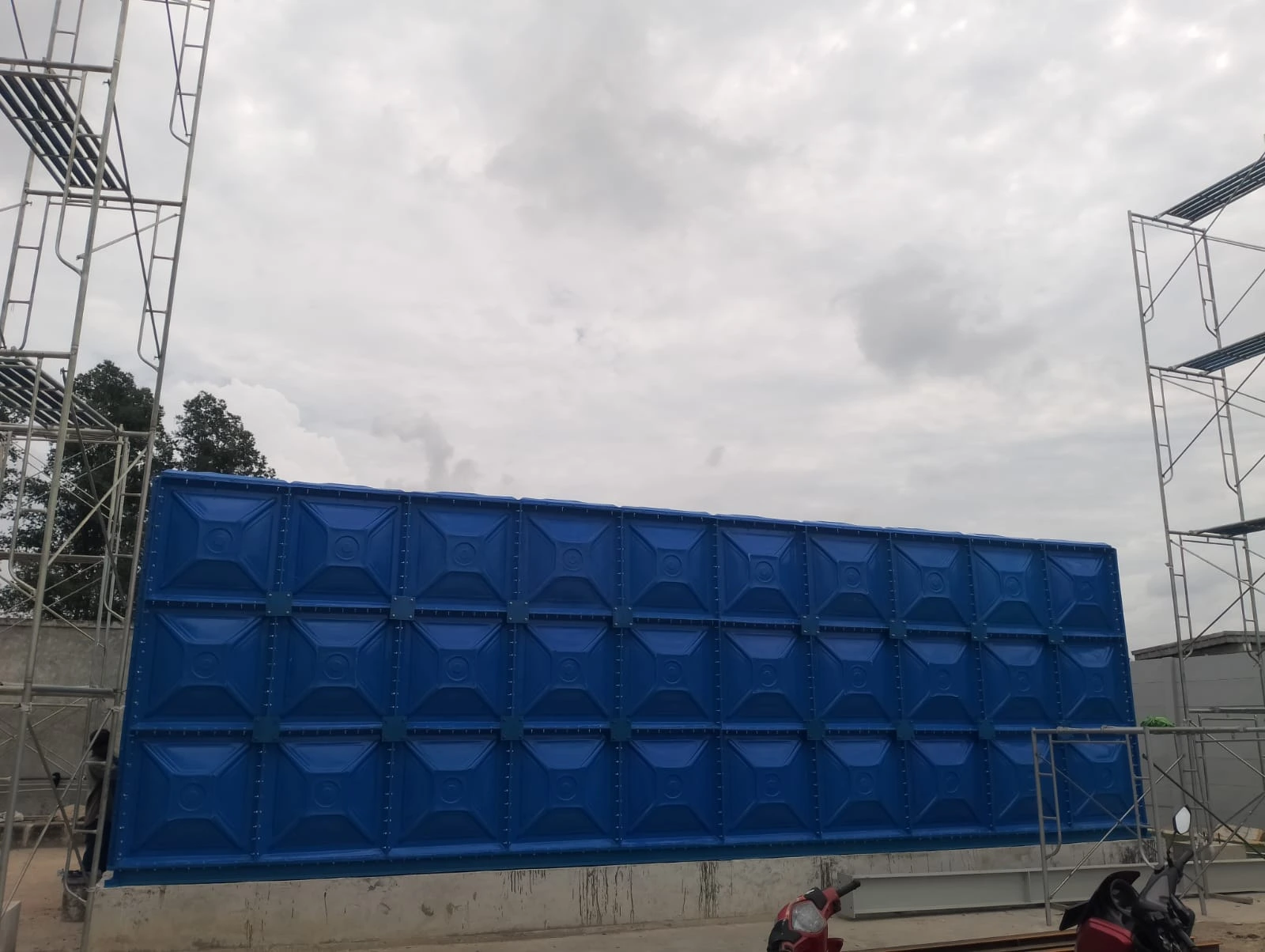 Tangki tanam panel FRP untuk instalasi bawah tanah proyek industri